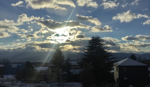 田舎暮らしの詩　～長野県伊那市より　VOL.15～　月の明るさ、太陽の暖かさ